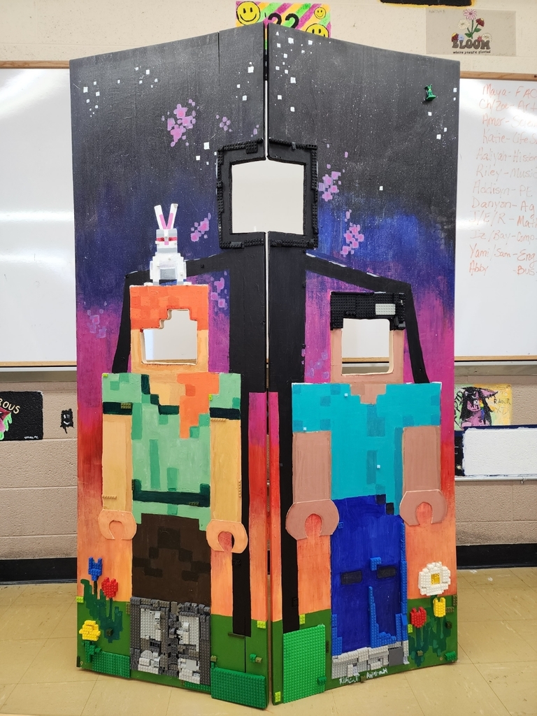 Final Version of Minecraft Lego Cutout for Central